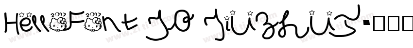 HelloFont ID JiuZhuT字体转换